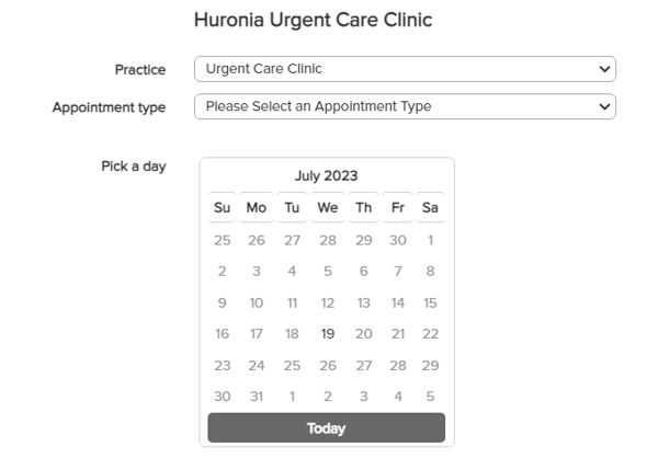 Huronia_Booking_page_screen Huronia_Booking_page_screen